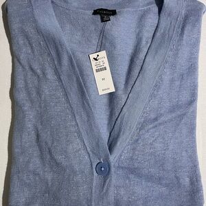 Talbots Light Blue Cardigan Sweater